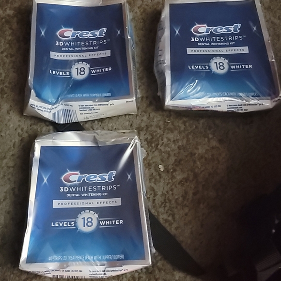 crest 3d white strips pro effectdeffects Other - 3 unopened boxes 3d white strips pro effects